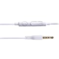 Miniatyrbillede 2 af 4: Hvide Øretelefoner Høj Kvalitet In-Ear Silikone Ultra Komfort Volume Kontrol og Mikrofon til ZTE Avid 579 Vit