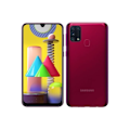 Miniatyrbild 4 av 4: Coque Extra Slim - RÖD - Samsung Galaxy M31 - Syntetiskt läder - Halvstyv - Magnetisk Röd