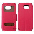 Miniatyrbillede 1 af 3: Folio cover case - HTC - Desire 610 - Kunstlæder - Lyserød - Vintage Rosa