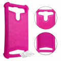 Pikkukuva 1 / 4: Takakansi Samsung Galaxy Xcover Prolle nahkatyylinen silikonigeelimäinen ääriviivat iskunkestävä kotelo [sallii langattoman latauksen]