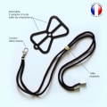 Miniatyrbillede 3 af 4: Silicone cover compatible with OnePlus 9RT shockproof with adjustable neck strap - BLACK