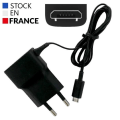 Miniatyrbillede 2 af 3: 2000mA netoplader (vægstik) med mikro-USB-stik til Konrow Sky Lite ultra-kraftig og hurtig 2000 mA Svart
