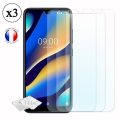 Miniatyrbild 2 av 4: Super Pack Shockproof Black Bumper Case för Wiko view 3 lite med 3 härdade glasögon för MAXIMALt hårdhetsskydd