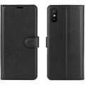Miniatyrbillede 4 af 4: taske xiaomi redmi 9A sort imiteret læder cover Svart