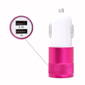 Miniatyrbillede 2 af 4: USB Cigaretterlader - Blackview - OSCAL C20 Pro - Dobbeltporte - Ultra Hurtig - 12-24V Rosa
