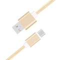 Pikkukuva 2 / 4: C-tyypin kaapeli ZTE S30 Pro:lle nylonpunottu USB-kaapeli 1,3 metrin pikalataus-synkronointi-tiedonsiirtokaapeli, tyyppi C - TAI KULTTA Gul