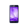 Miniatyrbillede 4 af 4: Samsung Galaxy A3 A300 dedikeret sort folio med vinduer i læderlook og synlige stikninger by PH26® Svart