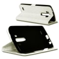 Miniatyrbillede 2 af 4: Hvidt Folio Case Cover til LG G3 S/ G3 MINI By Ph26®