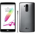Miniatyrbillede 4 af 4: LG G4 Stylus Dedikeret folio sort læderetui med synlige stikninger fra PH26® Svart