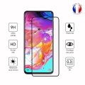 Pikkukuva 3 / 4: Pakkauksessa 3 FULL suojakalvoa Samsung Galaxy A70:lle erittäin kestävästä karkaistusta lasista (maksimikovuus) Vit