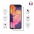Miniatyrbild 3 av 4: Pack 2 HELA skyddsfilmer för Samsung Galaxy A10 i ultrabeständigt härdat glas (maximal hårdhet) Vit