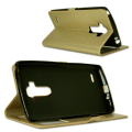 Miniatyrbillede 2 af 3: Gold Folio Case Cover til LG K10 By Ph26®