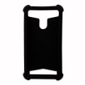 Miniatyrbillede 2 af 4: Bagcover til OnePlus Nord læderkonturer i silikonegel Anti-shock cover [tillader trådløs opladning] - Sort Svart