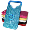 Miniatyrbillede 4 af 4: Bagside - Logicom - L-egant One - Silikone gel - Anti-shock - Diamant rhinestone effekt Blå