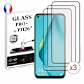 Miniatyrbild 1 av 4: Pack 3 HELA skyddsfilmer för Huawei P40 Lite i ultrabeständigt härdat glas (maximal hårdhet) Vit