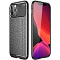 Miniatyrbillede 4 af 4: Taske til Iphone 12 6.7 Extra Slim X2 Vinduer i kvalitets øko læder med magnetlukning og synlige syninger - SORT Svart