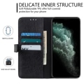 Miniatyrbillede 3 af 4: iPhone 12 etui - Premium - PU-læder - Magnetisk pung - 2 kortholdere - Justerbar støtte Svart