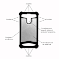 Miniatyrbillede 2 af 4: Super Pack til HiSense Infinity E Max læder-stil bagcover + 1 ultra-resistent og gennemsigtigt hærdet glas beskyttelsesfilm