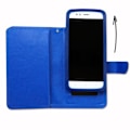 Miniatyrbild 4 av 4: Housse folio - PH26 - Asus ZenFone 2 Laser ZE550CL - Ekologiskt läder blått - Magnetisk flap - Universell Blå
