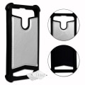 Miniatyrbillede 1 af 4: Bagcover til Oppo A12s læderkonturer i silikonegel Anti-shock cover [tillader trådløs opladning] - Sølv Grå