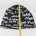 Miniatyrbild 2 av 4: Svart bomullsmössa för män Kvinnor Brevtryck huv Mode Hip Hop Skullies Beanies Gorras [A72ECF0]