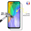 Miniatyrbillede 2 af 4: FULD beskyttelsesfilm til Huawei Y6P i ultra-resistent hærdet glas (maksimal hårdhed) Vit