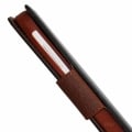 Miniatyrbillede 3 af 4: Etui Housse - Alcatel - 1 (2019) - Teksilver læder - Sort Brun - Kortlomme Svart brun