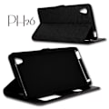 Miniatyrbillede 2 af 3: Sort folio vindueskasse cover til SONY XPERIA C4 by PH26® Svart