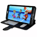 Miniatyrbillede 4 af 4: Hus - HTC - Desire HD - PU-læder - Tempereret glas - Beskyttelse 9H Svart