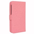 Miniatyrbillede 3 af 4: Folio cover til Oppo A55 4G øko-læder pung format - dobbelt indvendig klap kortholder magnetisk lukning - PINK Rosa