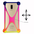 Miniatyrbillede 2 af 4: Coque bumper - V-Mobile - S9 (2019) - Stødabsorberende - Multifarvet - Silikone Flerfärgad