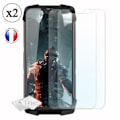 Miniatyrbillede 2 af 4: Super Pack Shockproof Black Bumper Case til Blackview Bv9700 pro med 2 hærdede briller for MAKSIMAL hårdhedsbeskyttelse Svart