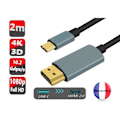 Miniatyrbild 2 av 4: USB C till HDMI-kabel [4K-3D] för Google Pixel 4a USB-C-HDMI 2.0-kabel Ultra HD 4k, Full HD-3d High Speed - 2M