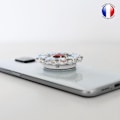 Pikkukuva 4 / 4: Taitettava matkapuhelinteline Oppo A55 Super Diamond Designille - punainen ja valkoinen timantti Röd