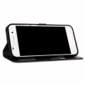 Miniatyrbillede 2 af 4: Telefoncover - PH26® - Galaxy A5 2017 - Sort imiteret læder - Folio med vinduer - Magnetisk Svart