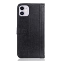 Miniatyrbillede 2 af 4: iPhone 12 etui - Premium - PU-læder - Magnetisk pung - 2 kortholdere - Justerbar støtte Svart