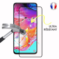Pikkukuva 2 / 4: Pakkauksessa 2 FULL suojakalvoa Samsung Galaxy A70:lle erittäin kestävästä karkaistusta lasista (maksimikovuus) Vit