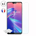 Pikkukuva 2 / 4: Super Pack for Asus Zenfone Max pro (M2) Nahkatyylinen takakotelo iskunkestävällä silikonigeelillä + 1 suojakalvo