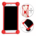 Miniatyrbild 1 av 4: Stötsäker Bumper Case för TCL 10 5G Super Silicon Bumper Quality för TCL 10 5G - RÖD