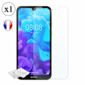 Pikkukuva 2 / 4: Coque Bumper - Huawei - Y5 2019 - Iskunkestävä - Erittäin kestävä - Karkaistu lasi mukana Blå