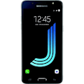Miniatyrbillede 4 af 4: Telefonetui - PH26® - Galaxy J5 2016 - Sort kunstlæder - Folio med vinduer - Magnetisk Svart