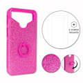 Miniatyrbild 1 av 4: Huawei Nova 2 Plus PACK Bakre skal rosa strass med ring + 2 härdade glas MAXIMAL HÅRDHET