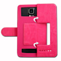 Miniatyrbild 3 av 4: Foliofodral - PH26® - Alcatel A3 - PU-läder - Fuchsia - Universal Fuschia