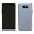 Miniatyrbillede 4 af 4: LG G5 Dedikeret sort foliocover med vinduer i læderstil med synlige syninger fra PH26® Svart