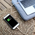 Pikkukuva 4 / 4: C-tyypin kaapeli ZTE S30 Pro:lle nylonpunottu USB-kaapeli 1,3 metrin pikalataus-synkronointi-tiedonsiirtokaapeli, tyyppi C - TAI KULTTA Gul