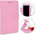 Miniatyrbillede 1 af 4: Cover til Nokia 2.3 - PH26 - Øko-læder - Rosa - Kortlomme - Spejl Rosa