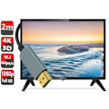 Miniatyrbild 4 av 4: USB C till HDMI-kabel [4K-3D] för Samsung Galaxy Z Flip USB-C-HDMI 2.0-kabel Ultra HD 4k, Full HD-3d High Speed - 2M