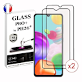 Miniatyrbild 1 av 4: Paket med 2 HELA skyddsfilmer för Samsung Galaxy A41 i ultrabeständigt härdat glas (maximal hårdhet) Vit