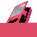 Miniatyrbild 1 av 4: Housse Folio - PH26® - Blu Dash M - Fuchsia - PU Läder - Långvarigt Skydd Fuschia