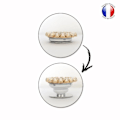 Miniatyrbillede 2 af 4: Foldbar mobiltelefonholder til TP-Link Neffos A5 Super Diamond Design, Universal Telefongreb - Pearl Beige